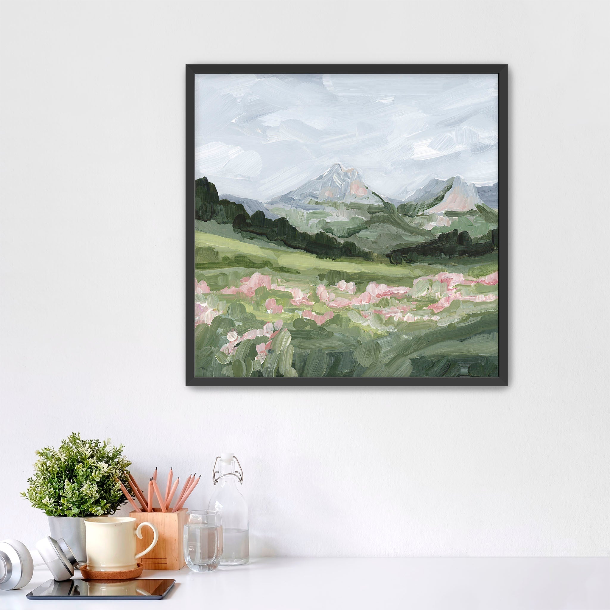 "Glacier Views" Art Print