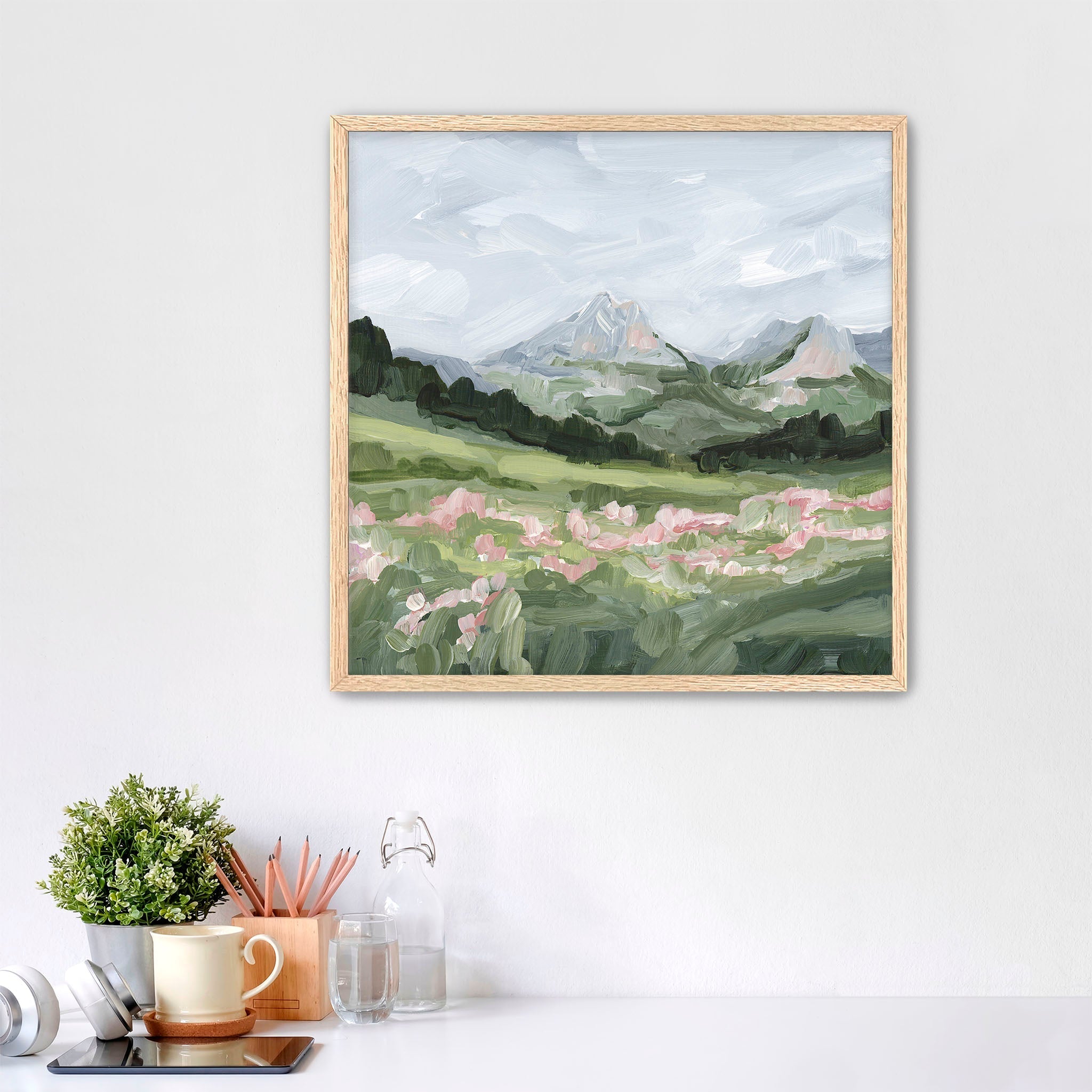 "Glacier Views" Art Print