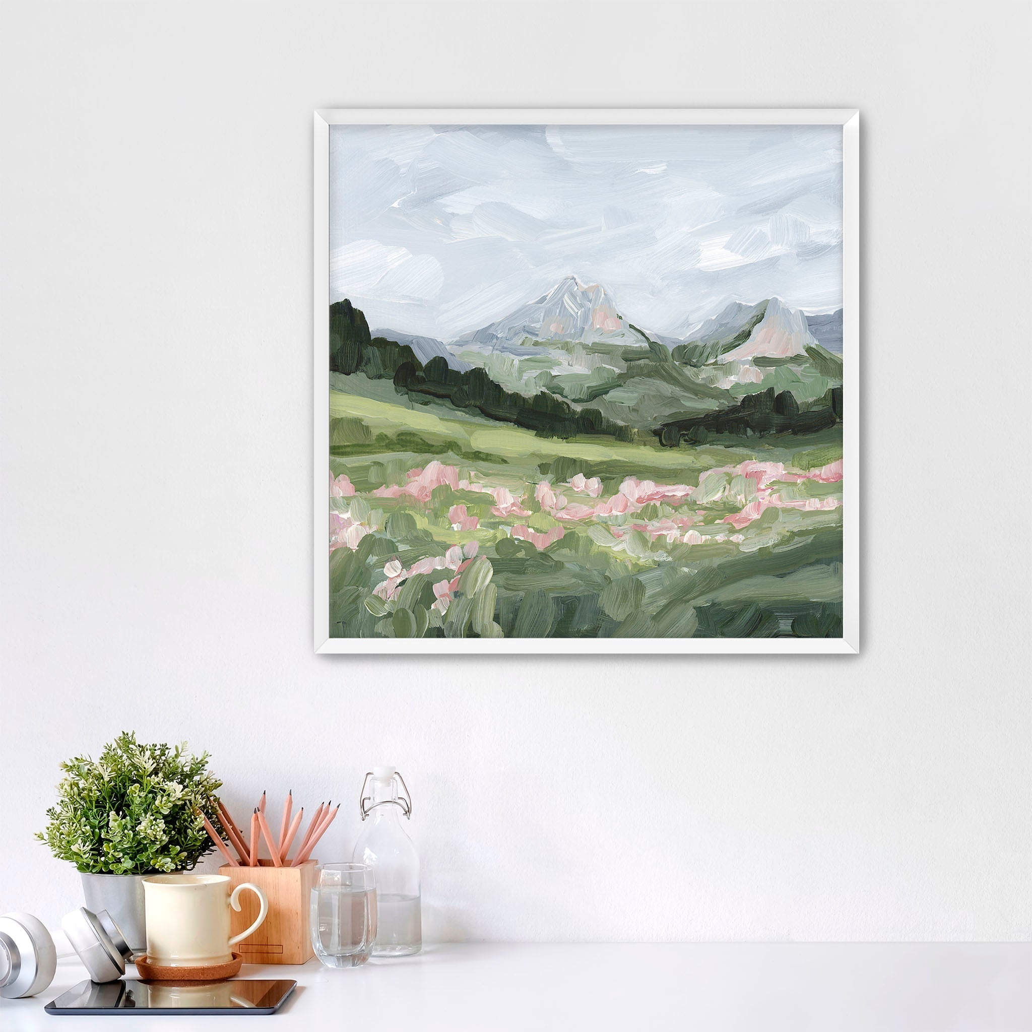 "Glacier Views" Art Print