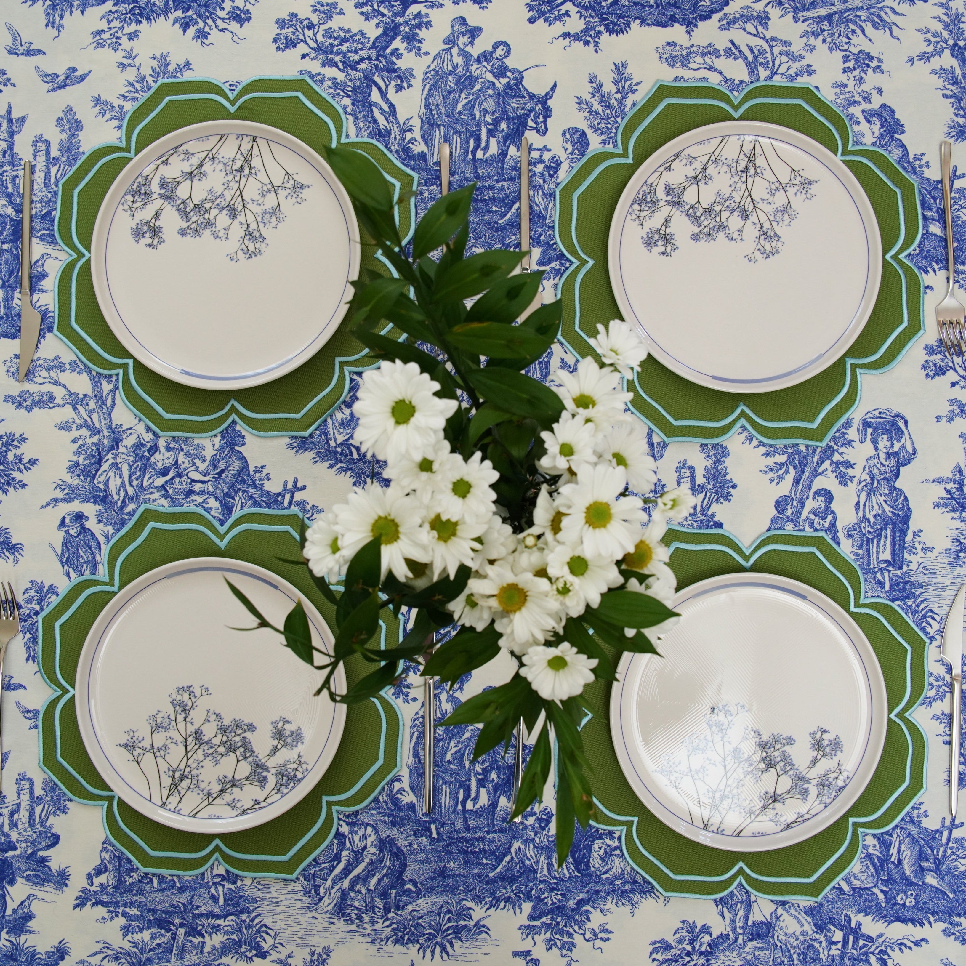 LUMERA GREEN FABRIC PLACEMAT