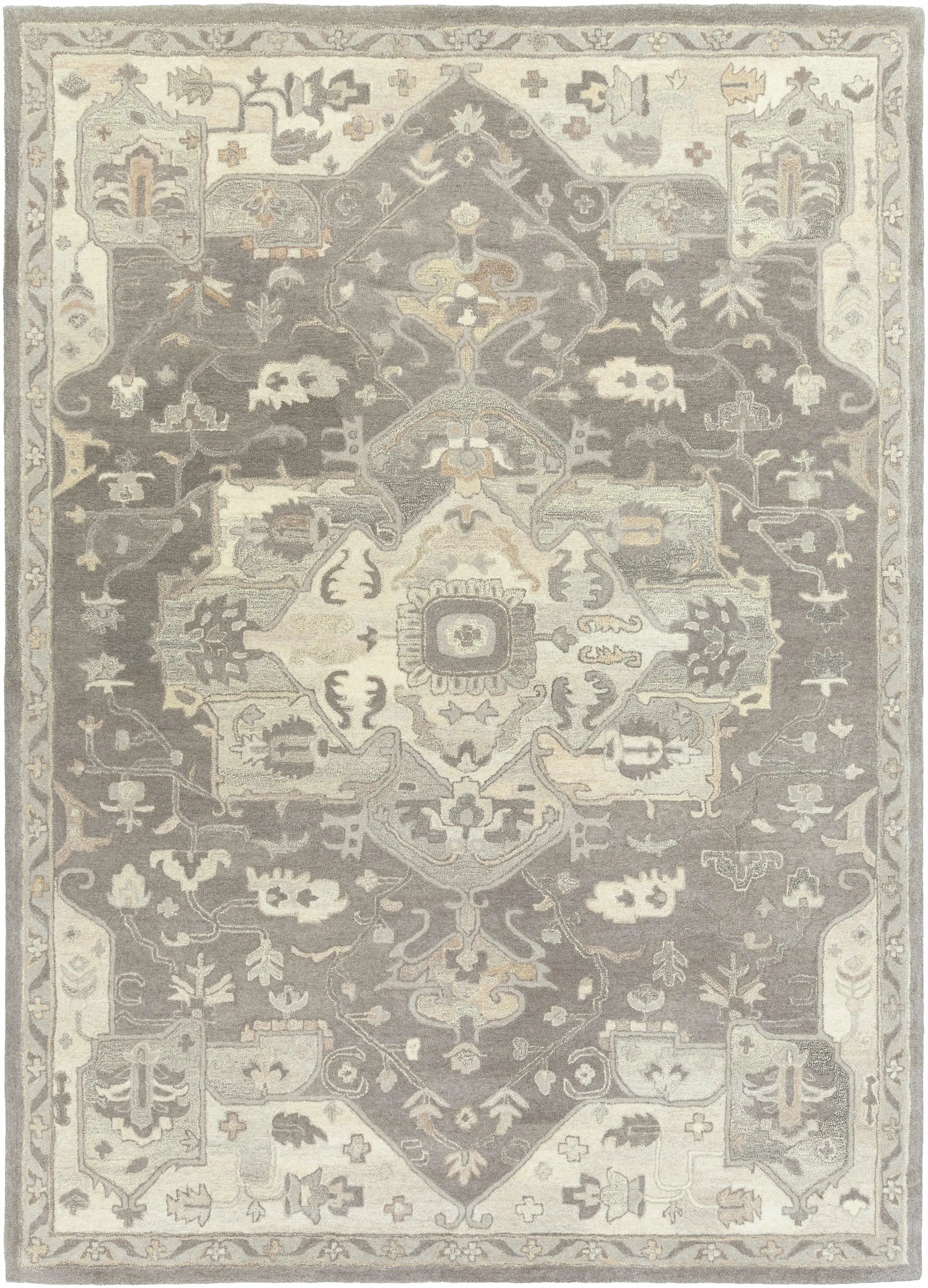 Broomfield 1196 Wool Rug in Taupe
