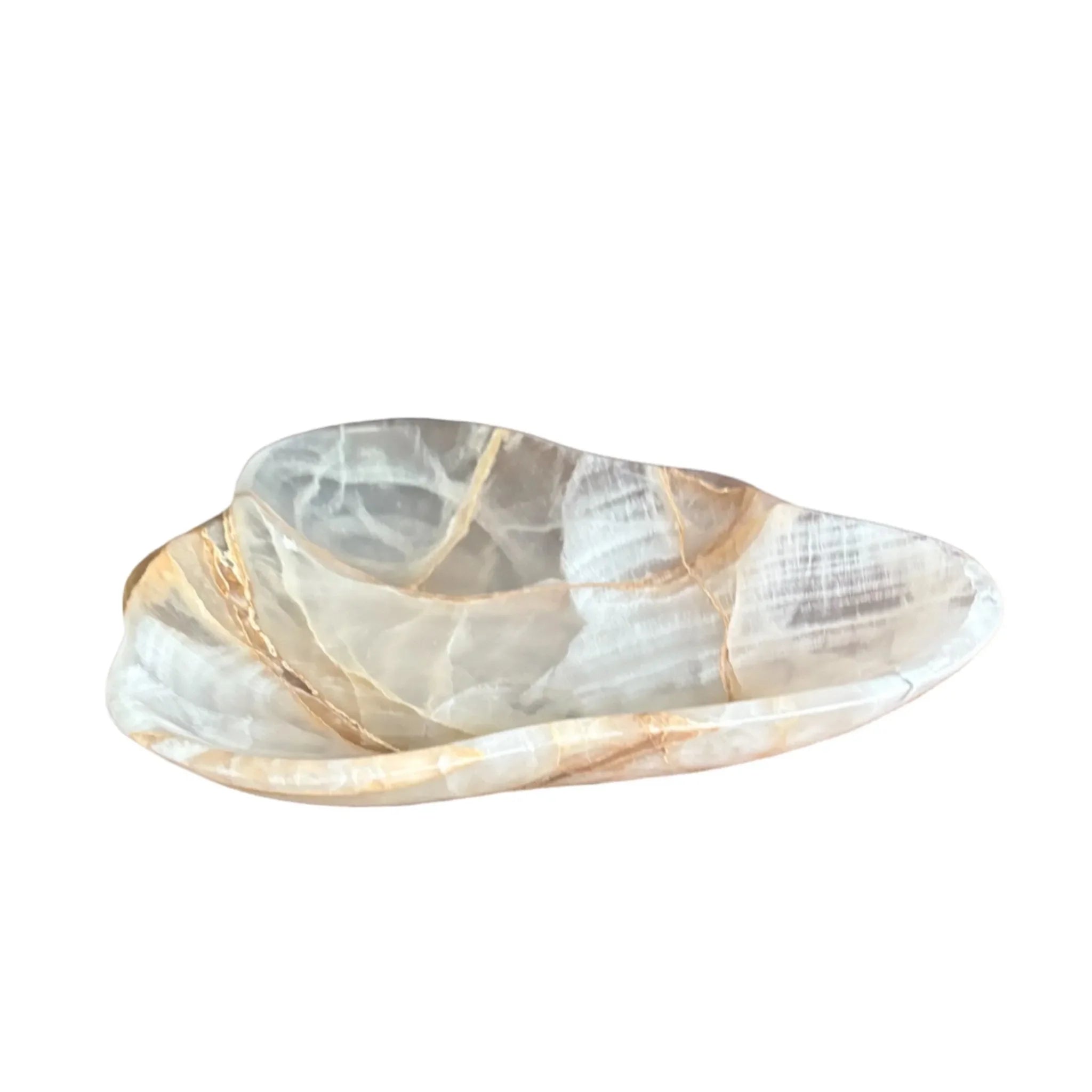 Hand Carved White Onyx Bowl - The Mayfair Hall