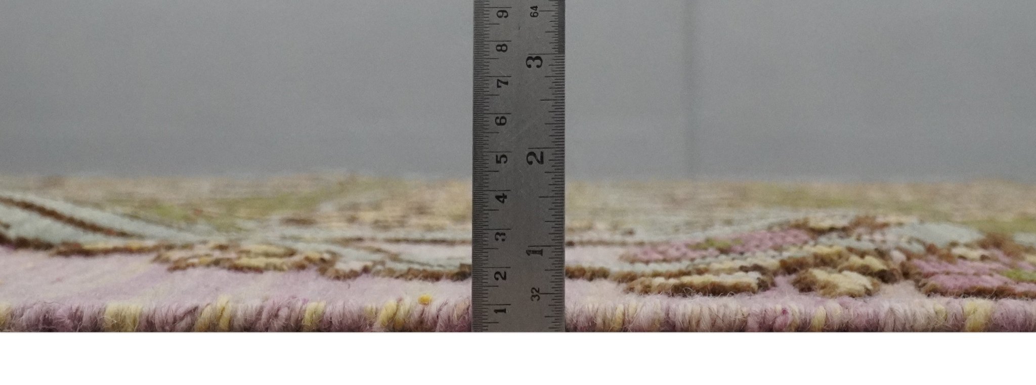 Hand Knotted Pink, Green and Beige Floral Traditional Antique Style Wool Area Rug - The Rug Decor