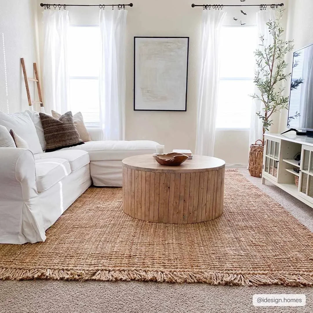 Senneterre Jute Rug in Light Brown