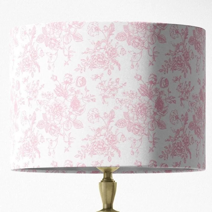 Green Toile Lampshade in Rosecrest - The Mayfair Hall