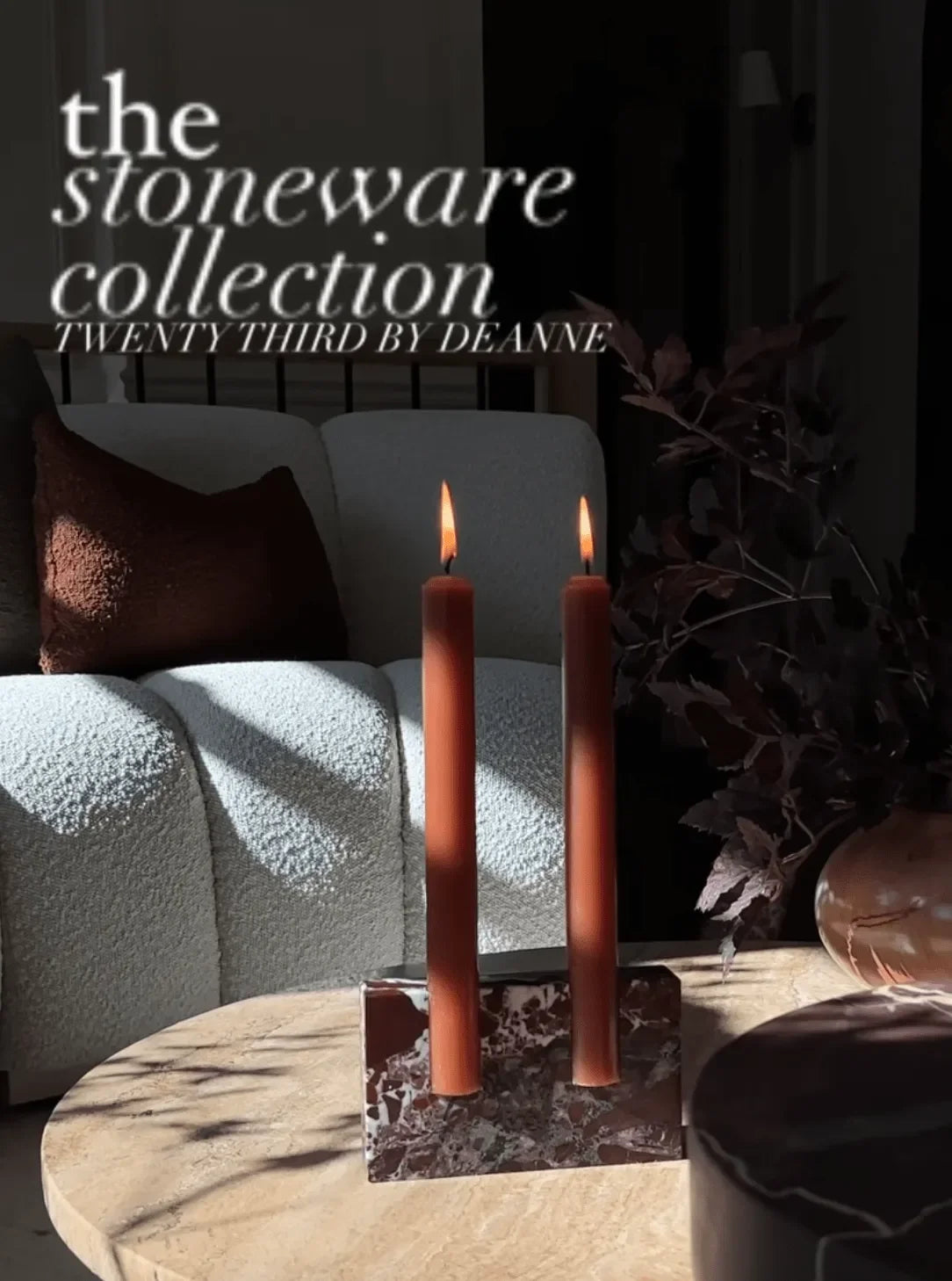 Dua Candle Holder: Rosso Lepanto - The Mayfair Hall