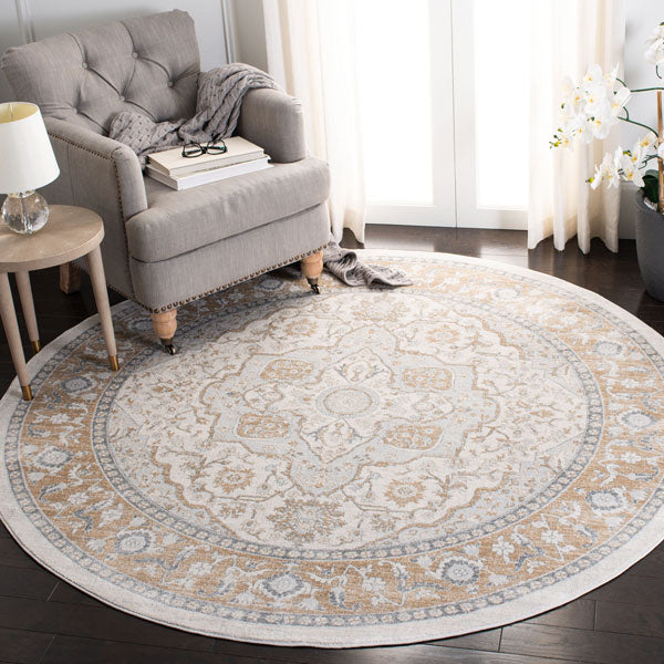 Isabella Polypropylene Rug in Cream and Beige