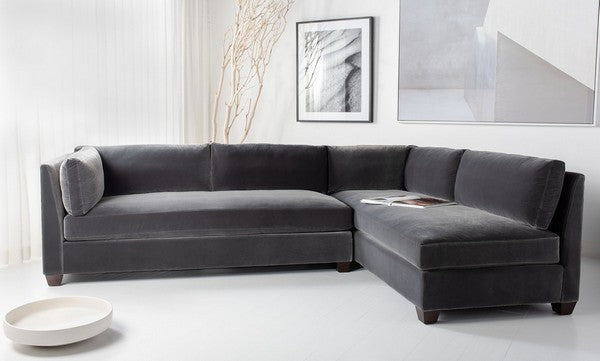 Bianchi Sectional Charcoal Sofa - The Mayfair Hall