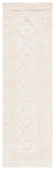 Kenya Moroccan Wool Rug in Ivory