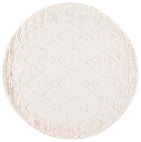 Kenya Moroccan Wool Rug in Ivory