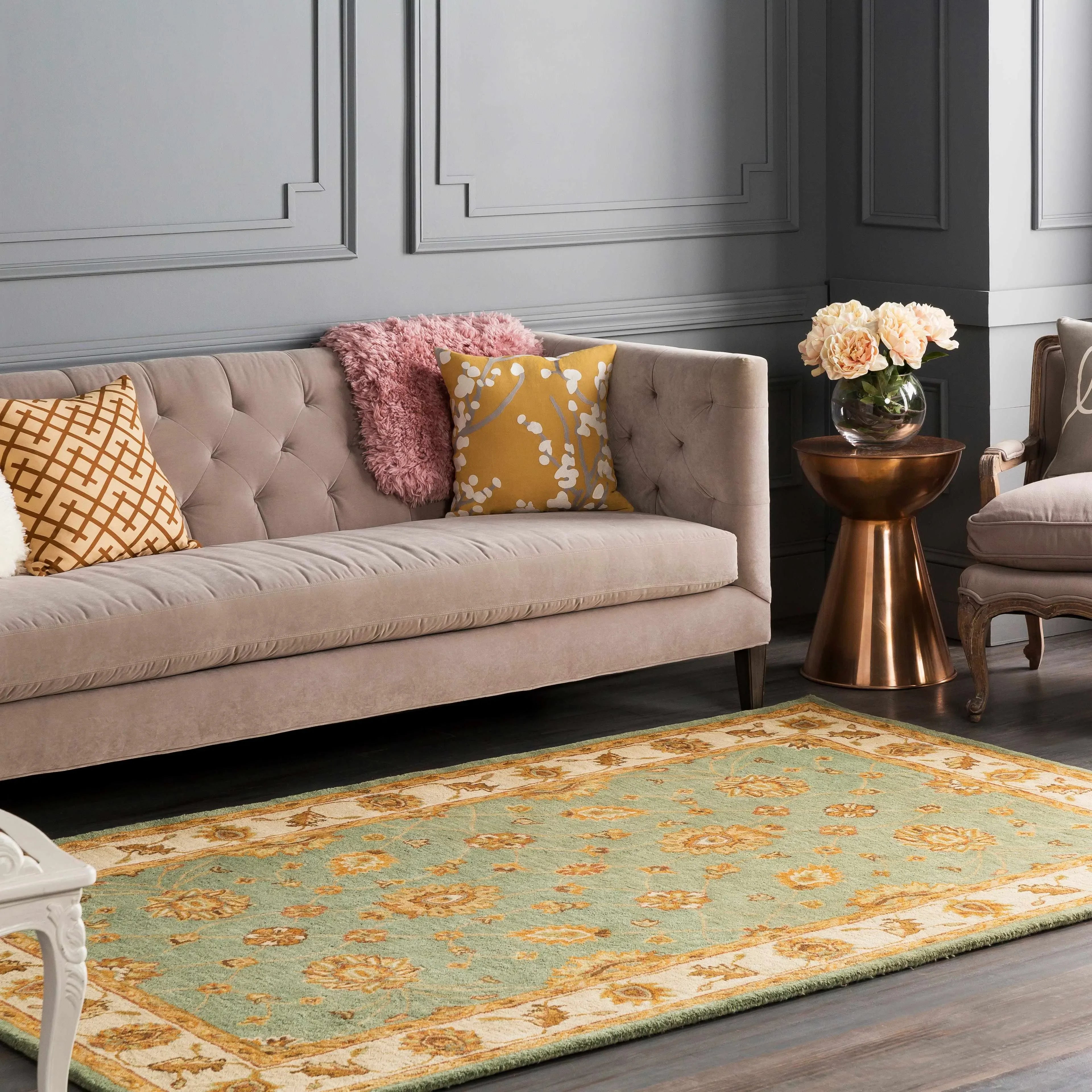 Lagrange Wool Carpet in Sage