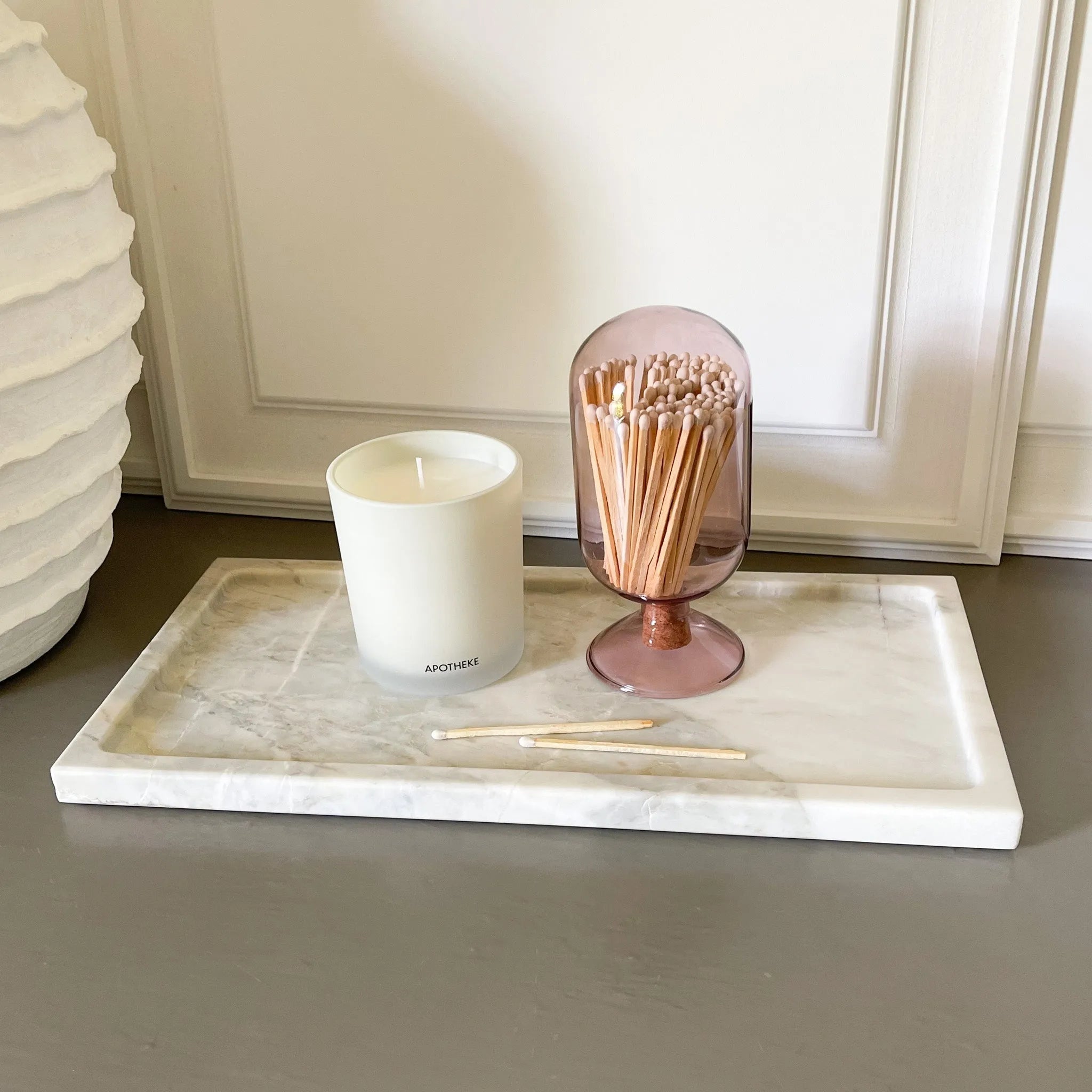 Large Calacatta Marble Tray
