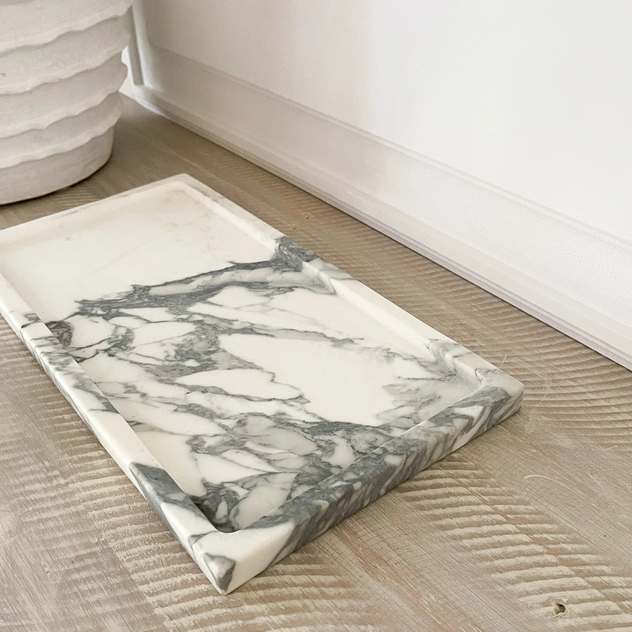 Large Calacatta Vagli Marble Tray