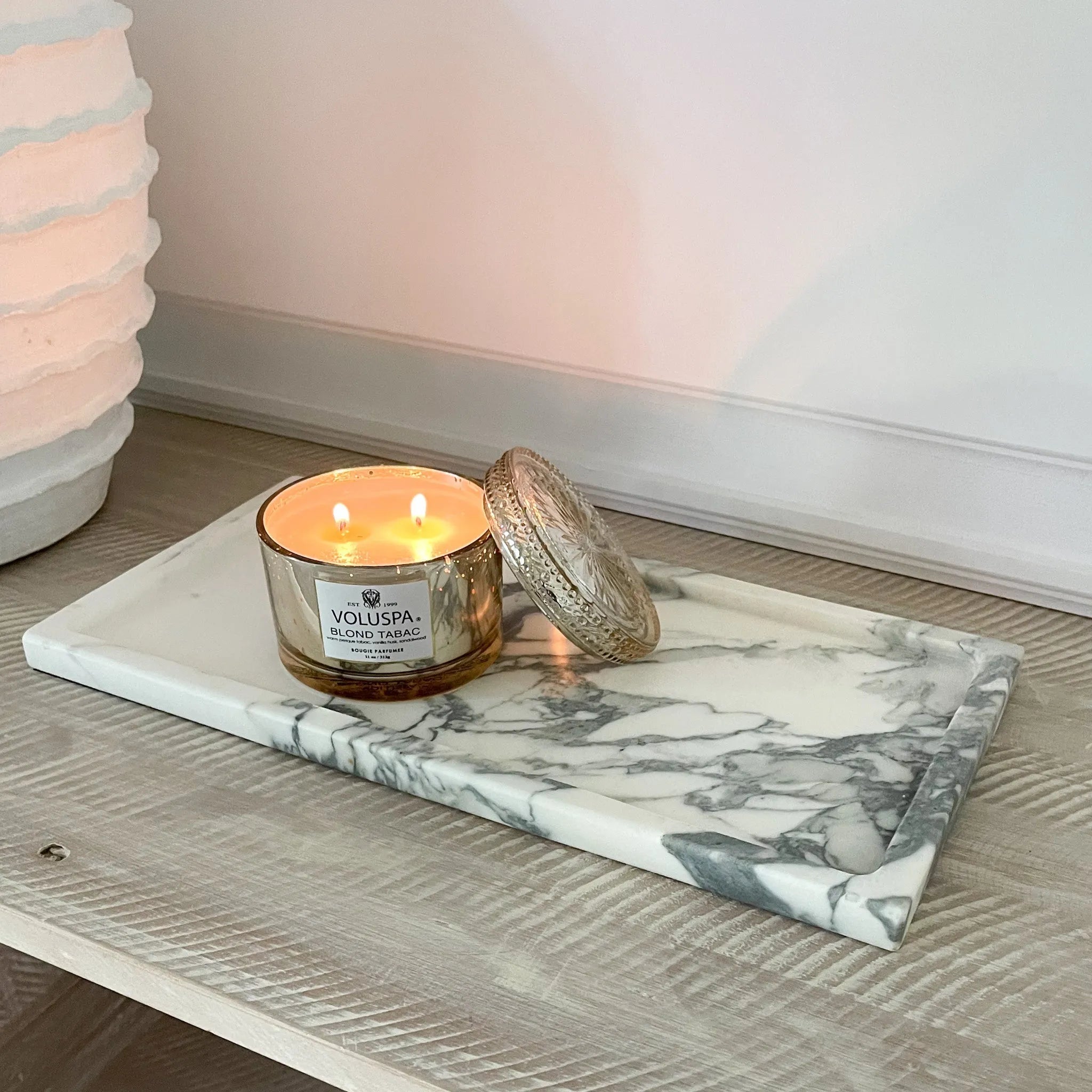 Large Calacatta Vagli Marble Tray