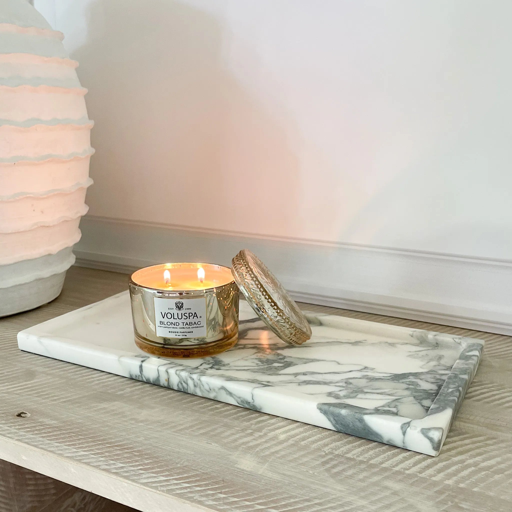 Large Calacatta Vagli Marble Tray