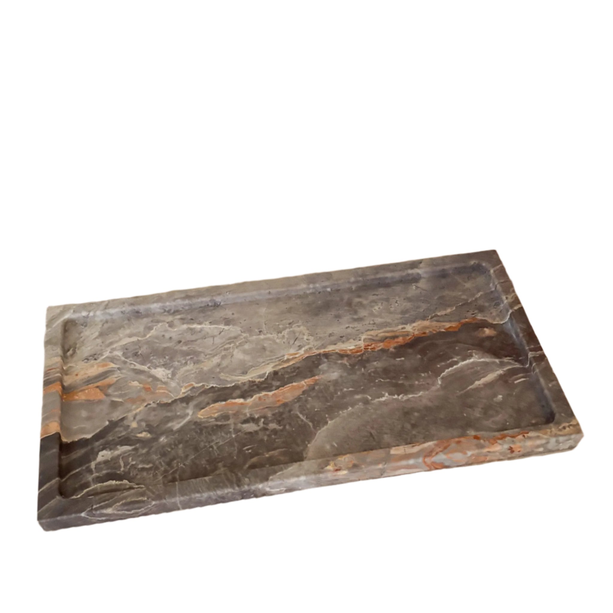 Large Cappuccino Marble Tray