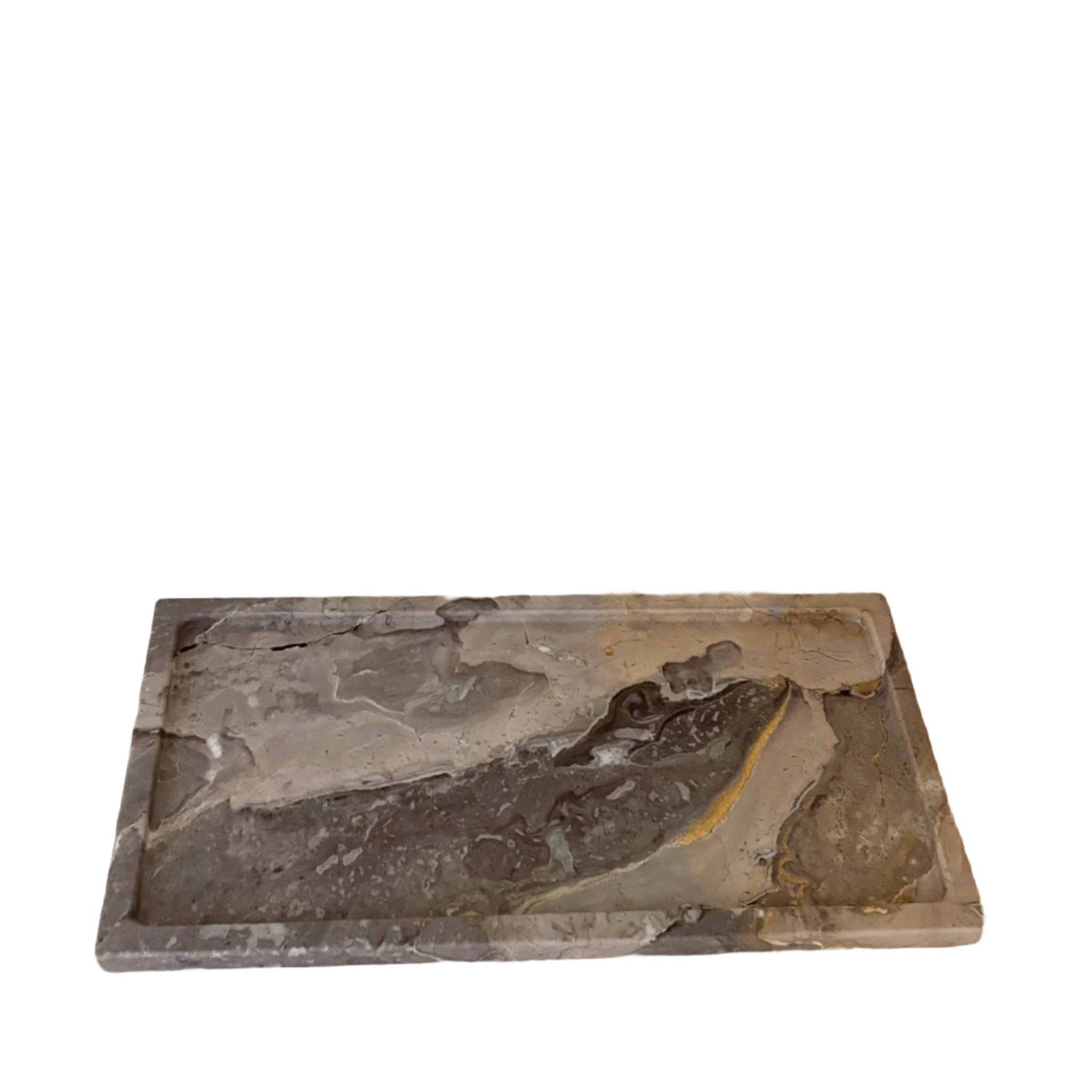 Large Cappuccino Marble Tray