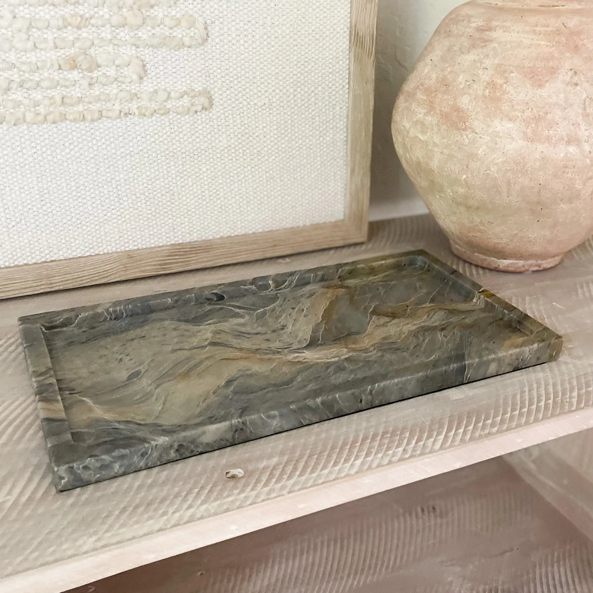 Large Pocahontas Marble Tray
