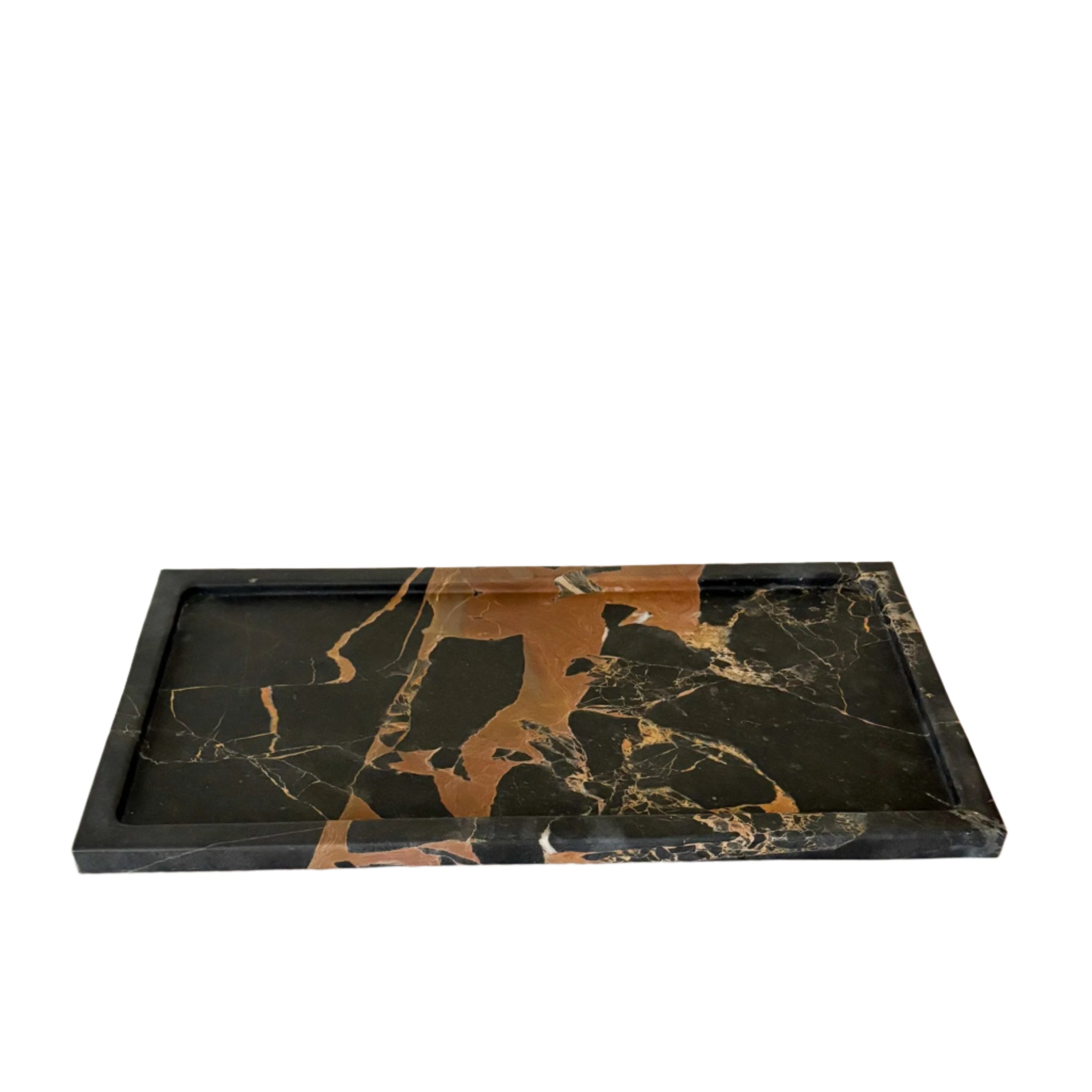 Large Portoro Gold Marble Tray