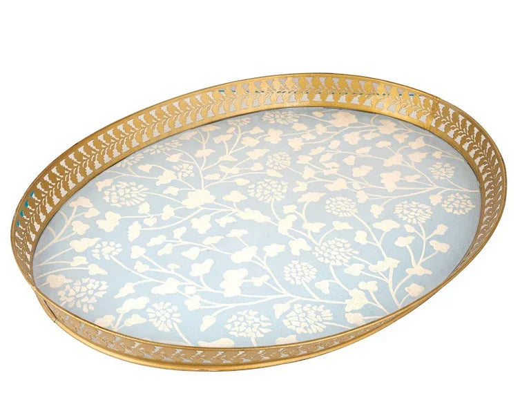 Pale Blue Spring Pierced Tray - The Mayfair Hall