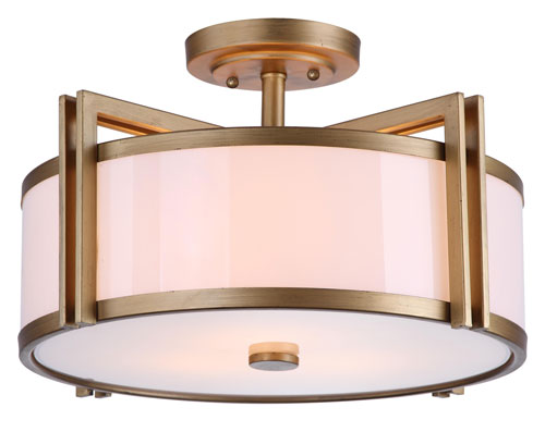 Orb Antique Gold Ceiling Light - The Mayfair Hall