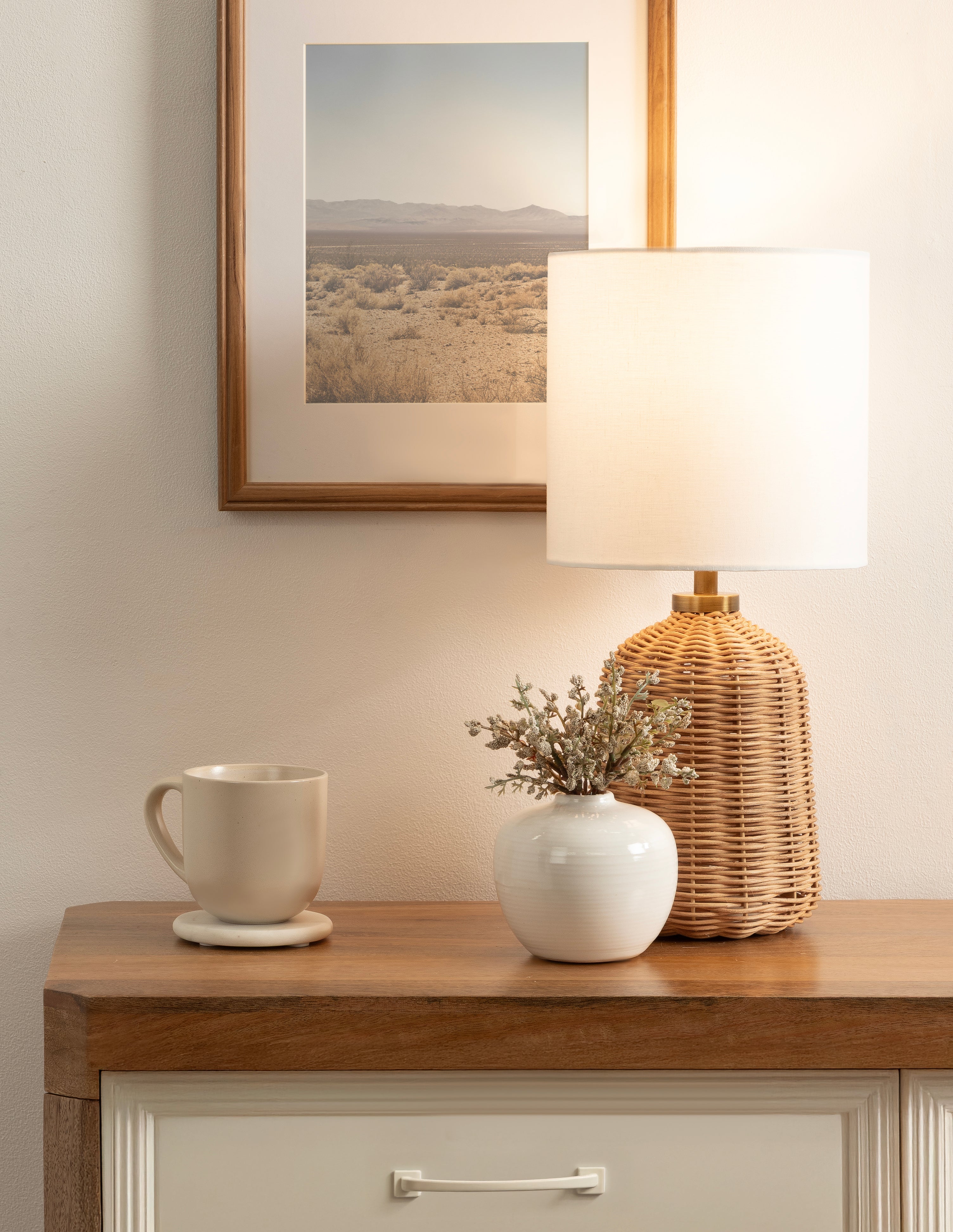 Wylla Rattan Table Lamp