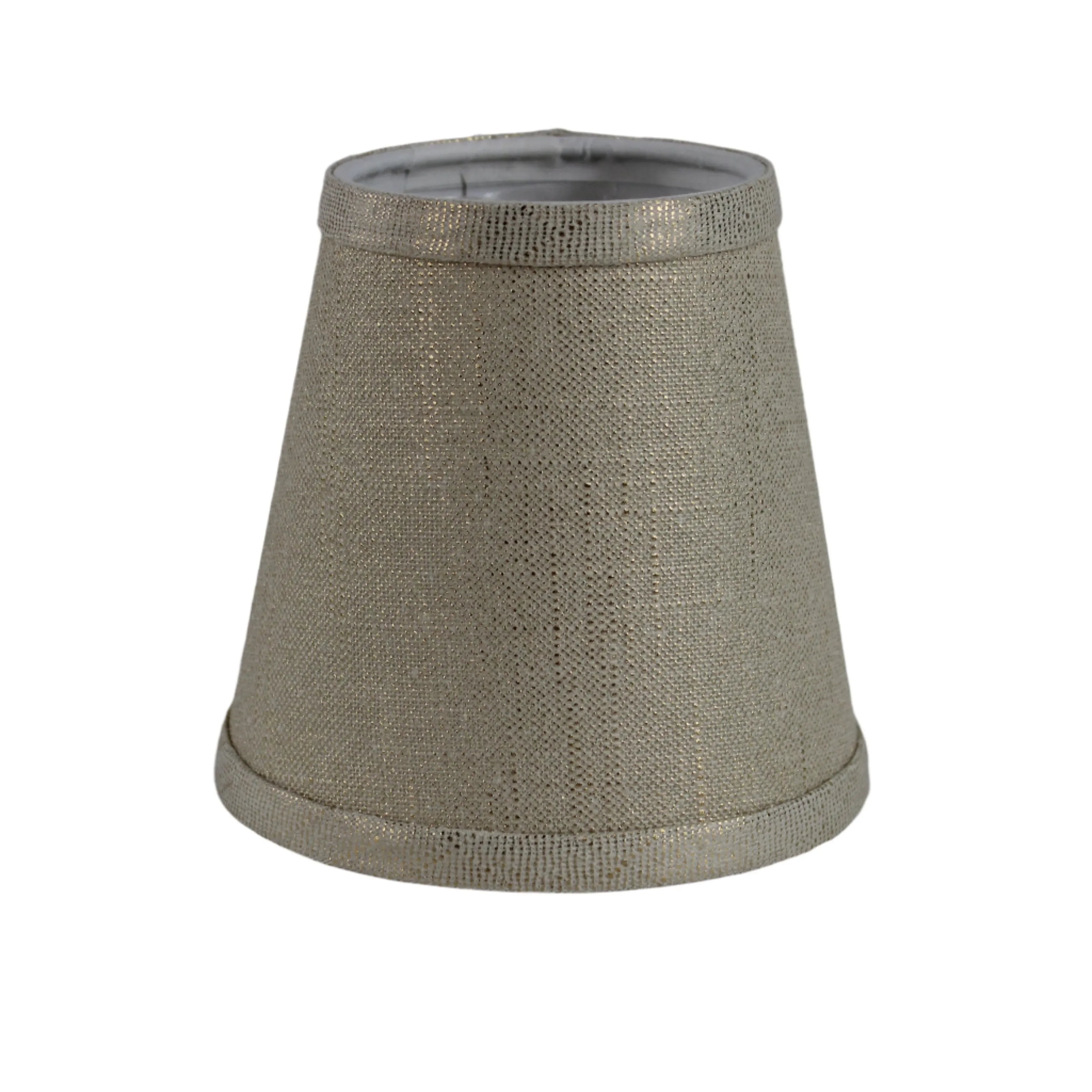 Small Linen Shade Cover in Gold - The Mayfair Hall