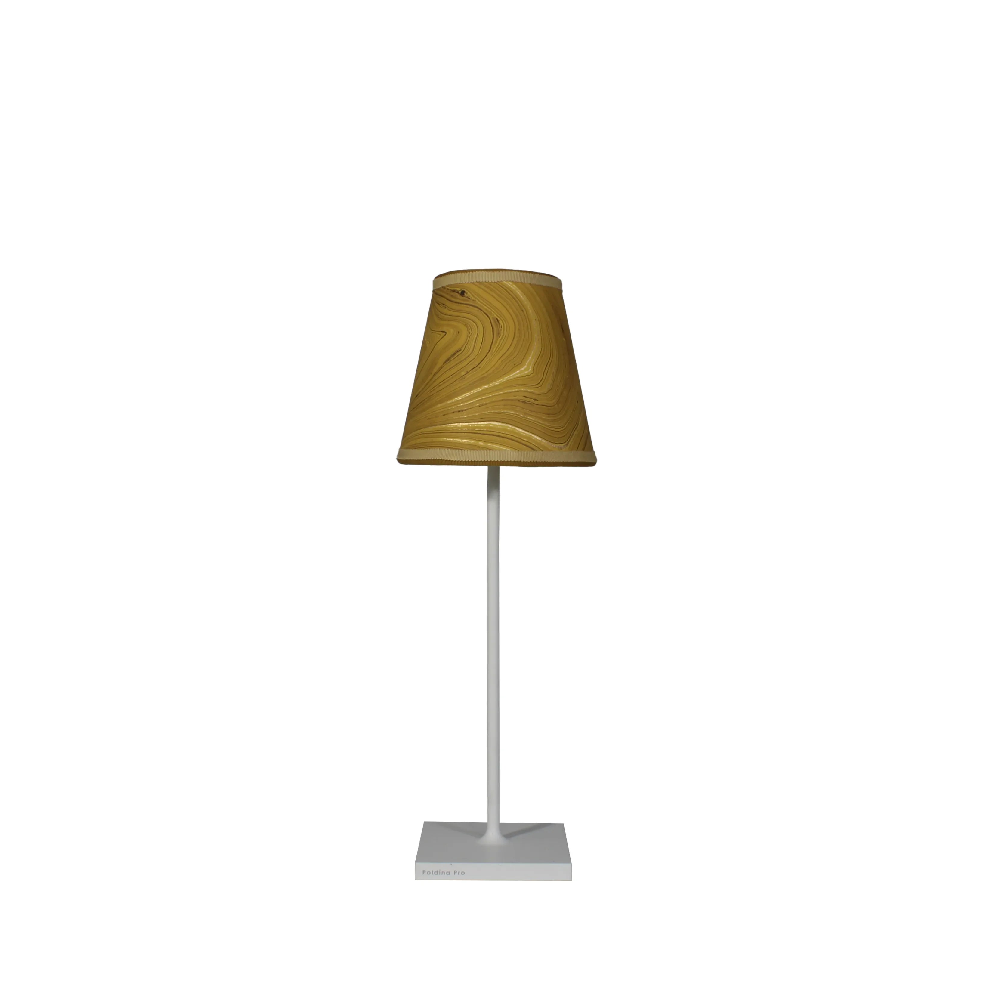 Small Marble Shade Cover in Ochre - The Mayfair Hall