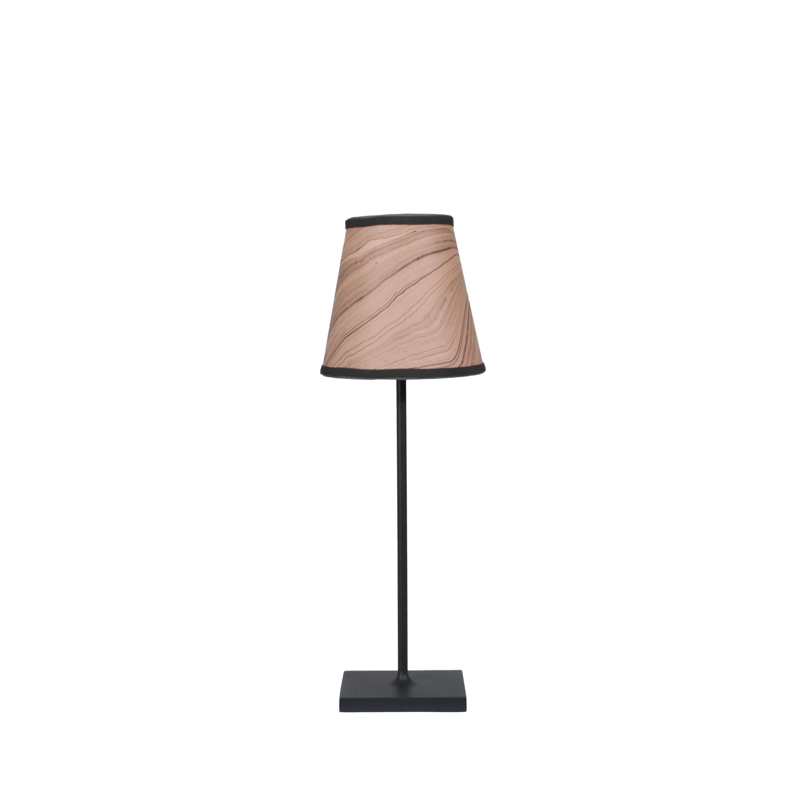 Small Paper Empire Shade Cover in Pink Marble - The Mayfair Hall