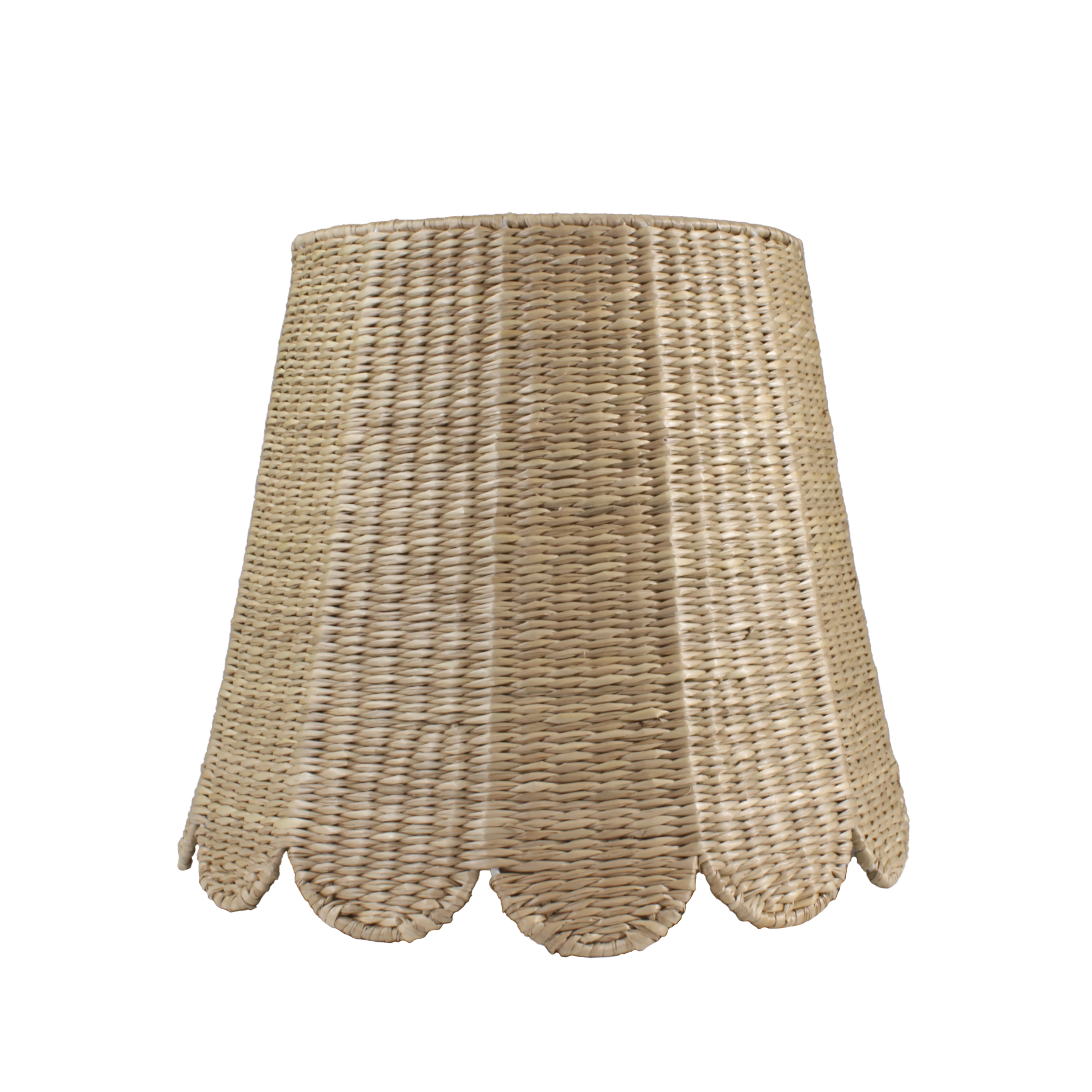 XXL Seagrass Shade Cover (Scalloped in Natural)