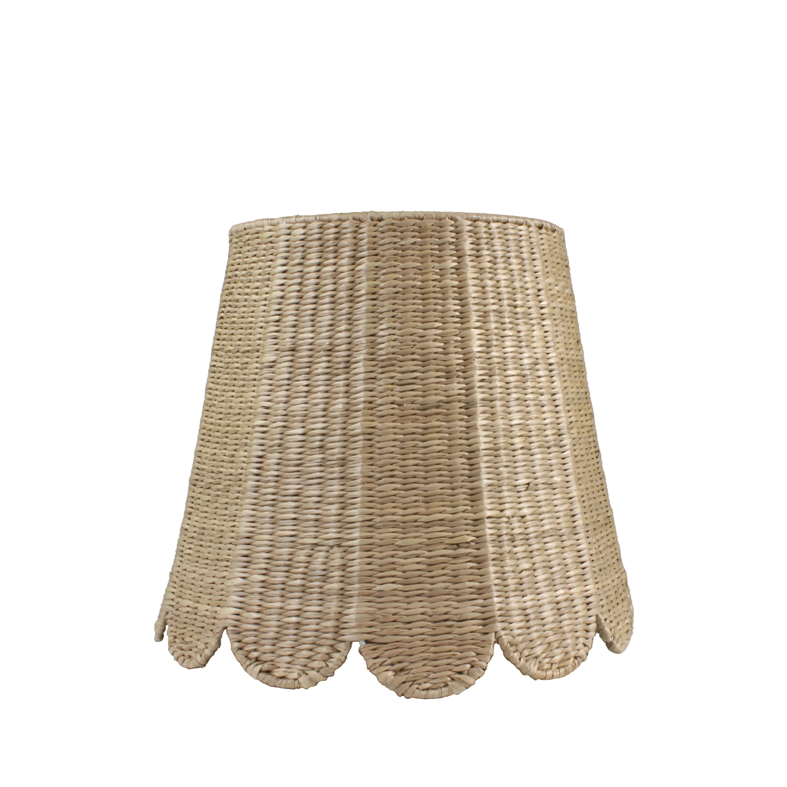 Seagrass Shade Cover (Scalloped in Natural) - The Mayfair Hall