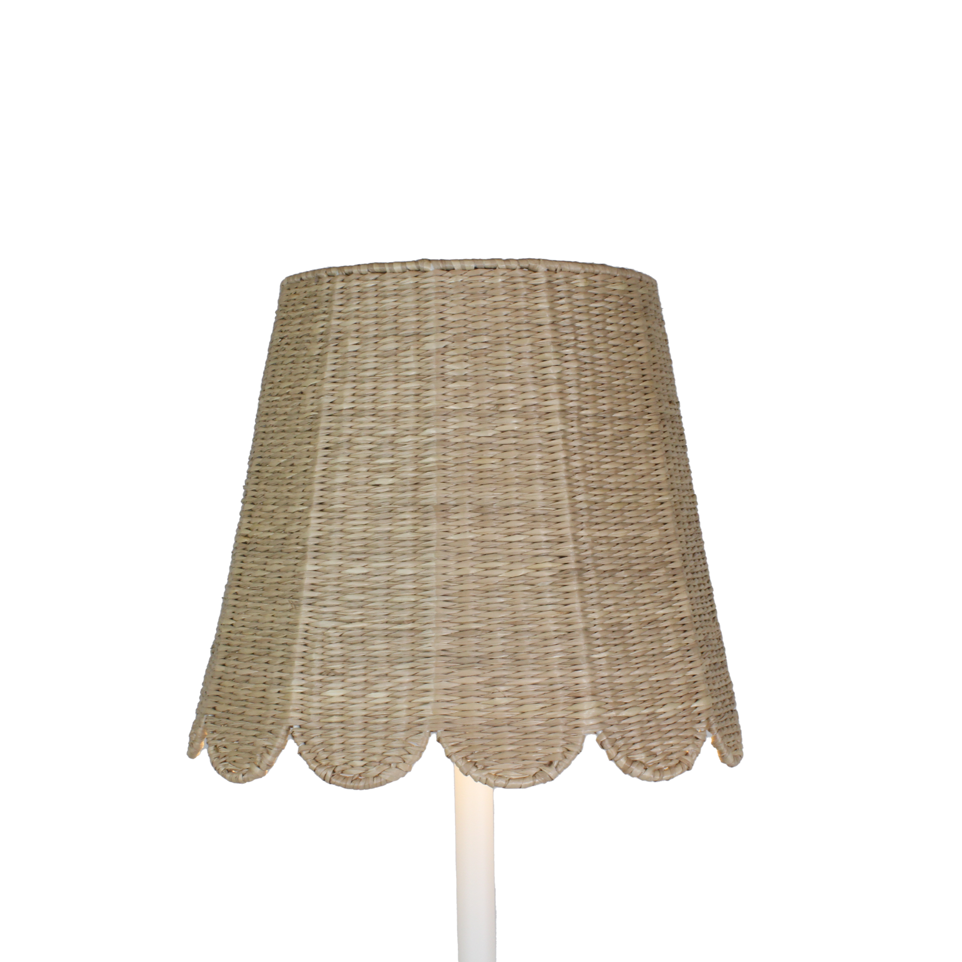 Large Seagrass Shade Cover (Scalloped in Natural)