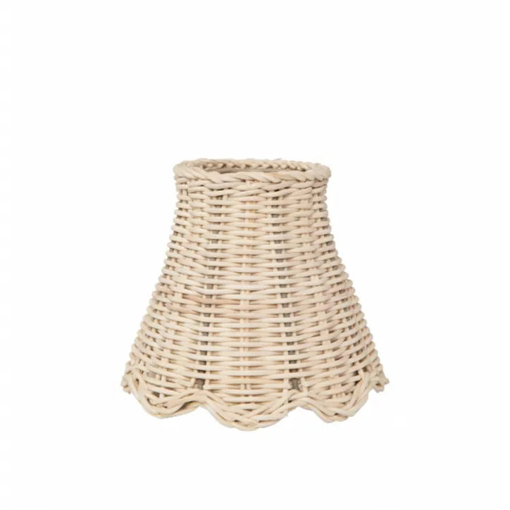 Petite Handwoven Lampshades (Scalloped Base) - The Mayfair Hall
