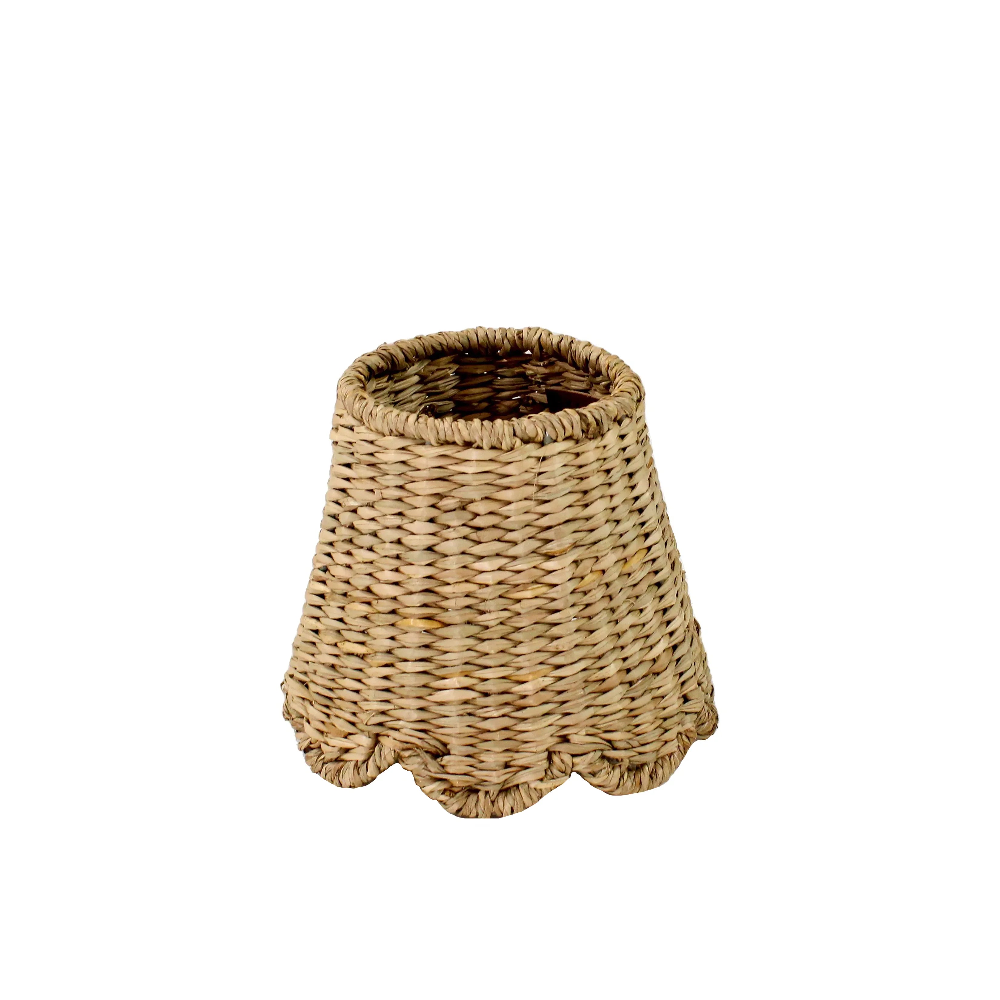 Seagrass Shade Cover (Scalloped in Natural) - The Mayfair Hall