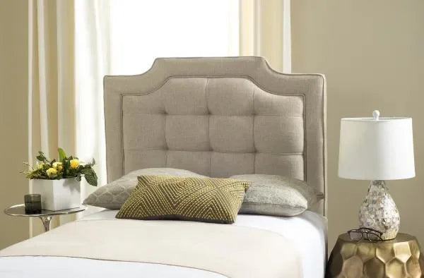 Safavieh Sapphire Hemp Tufted Linen Headboard