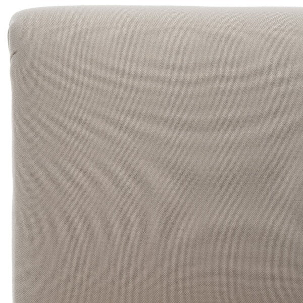 Ivy Vanity Chair in Taupe with Ruffled Skirt