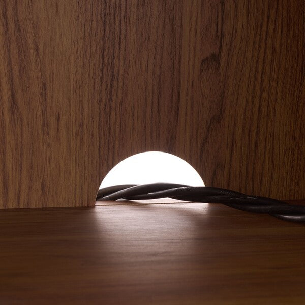 Brey 3 Drawer Media Stand in Walnut