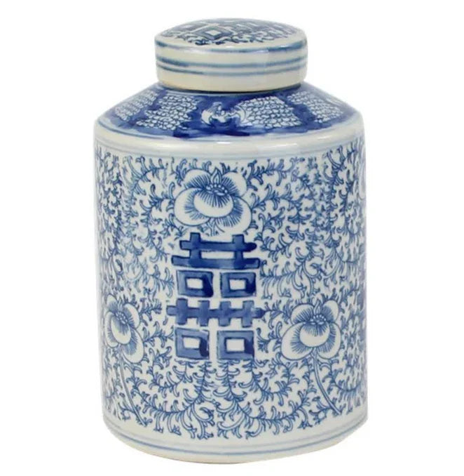 Mini Double Happiness Flat Top Jar - The Mayfair Hall
