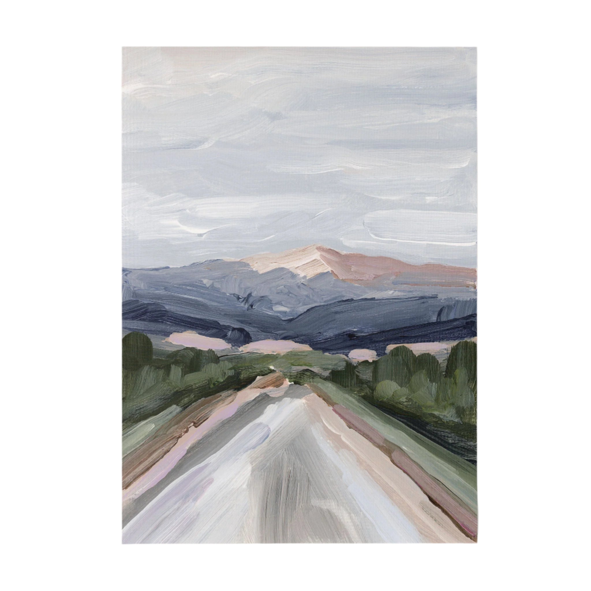 "Mist on the Mountain" Art Print