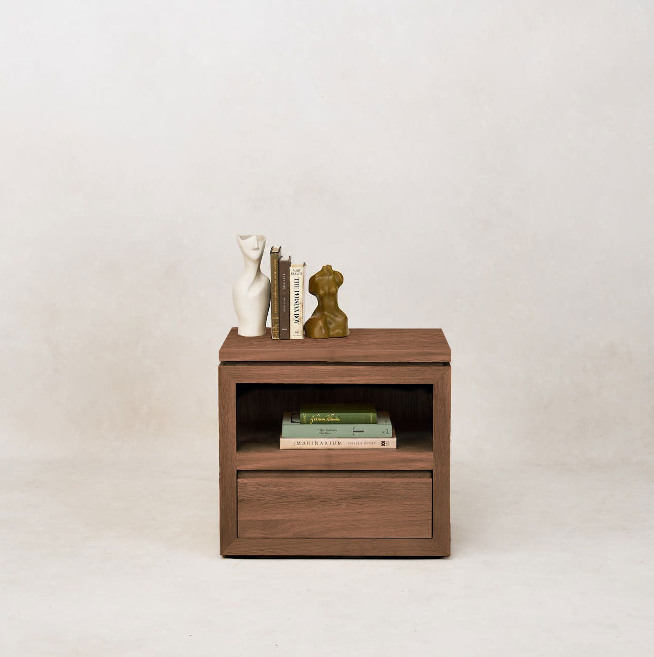 Sofita Wood Nightstand - Mocha