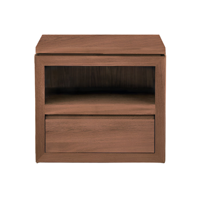 Sofita Wood Nightstand - Mocha