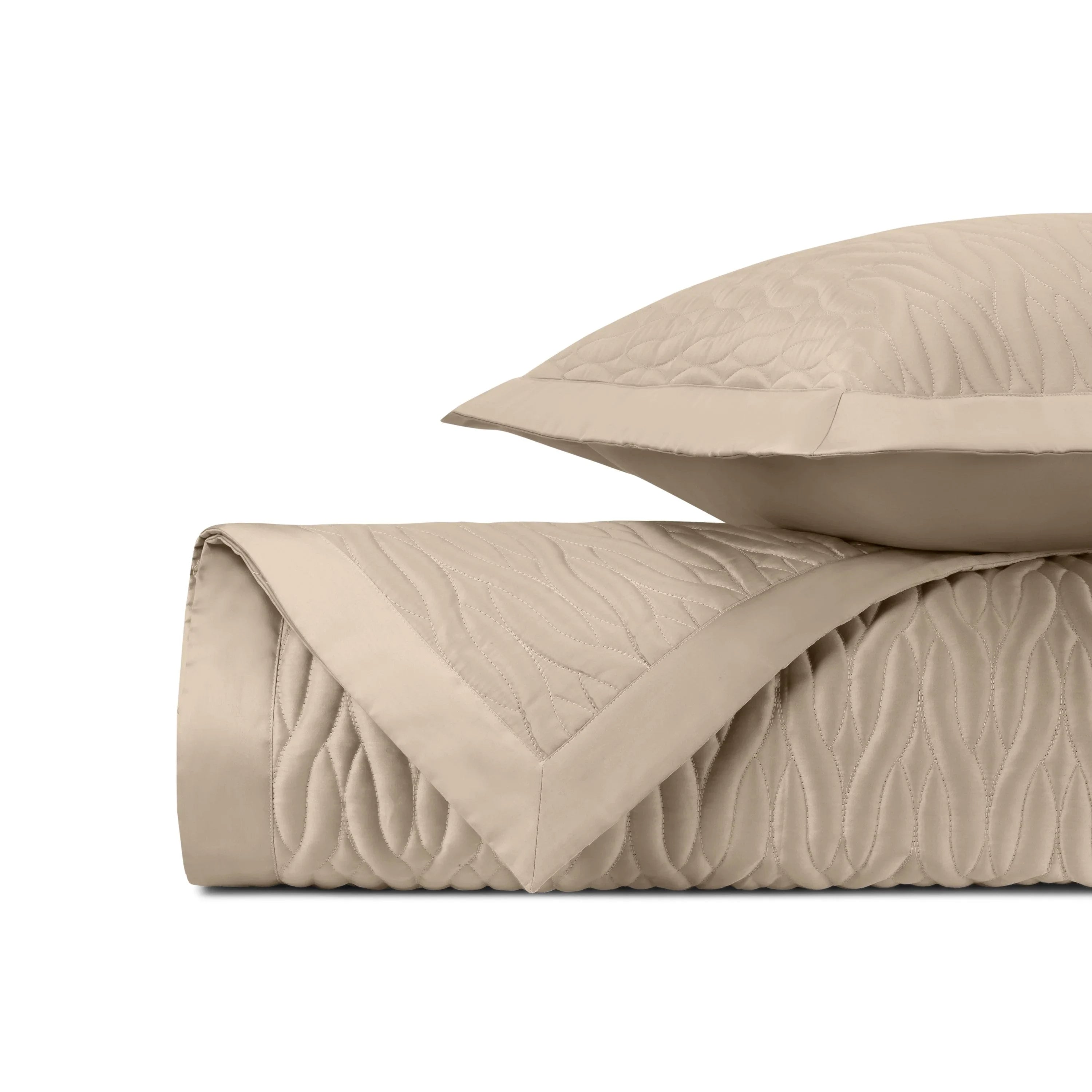 Beatrice Quilted Coverlet (Euro) Set - The Mayfair Hall