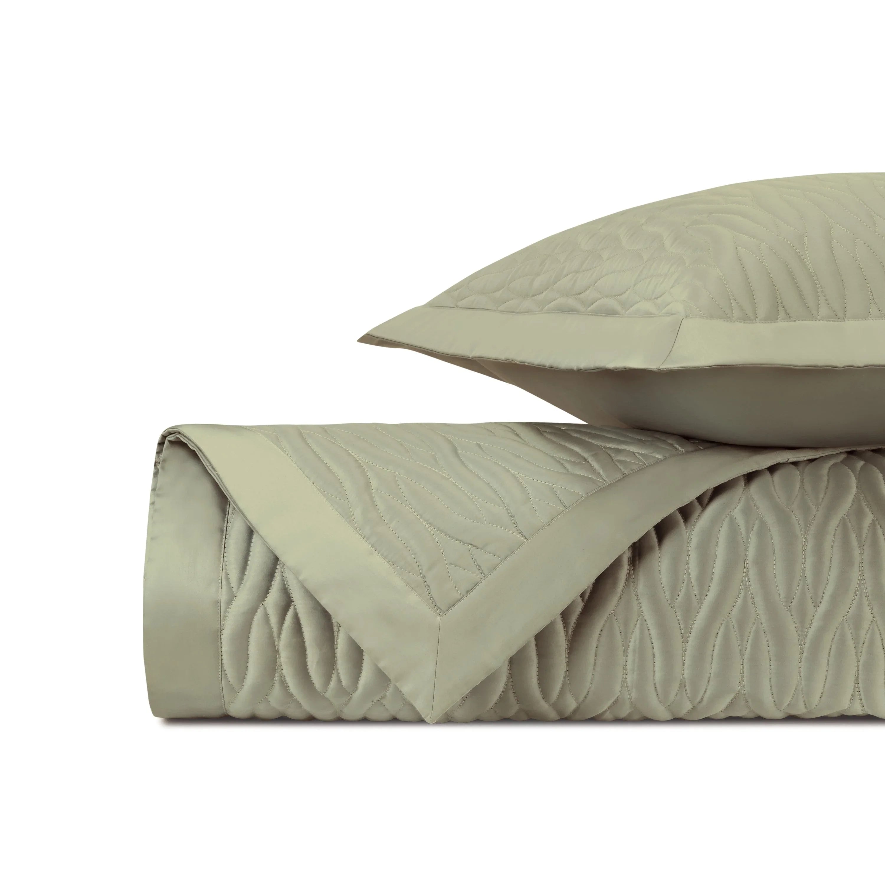 Napa Quilted Coverlet (Euro) Set - The Mayfair Hall