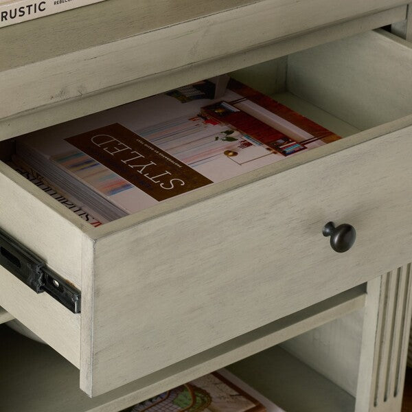 Ahasu Nightstand in Natural Gray