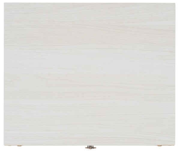 Galio 2 Drawer Nightstand in Bleached White