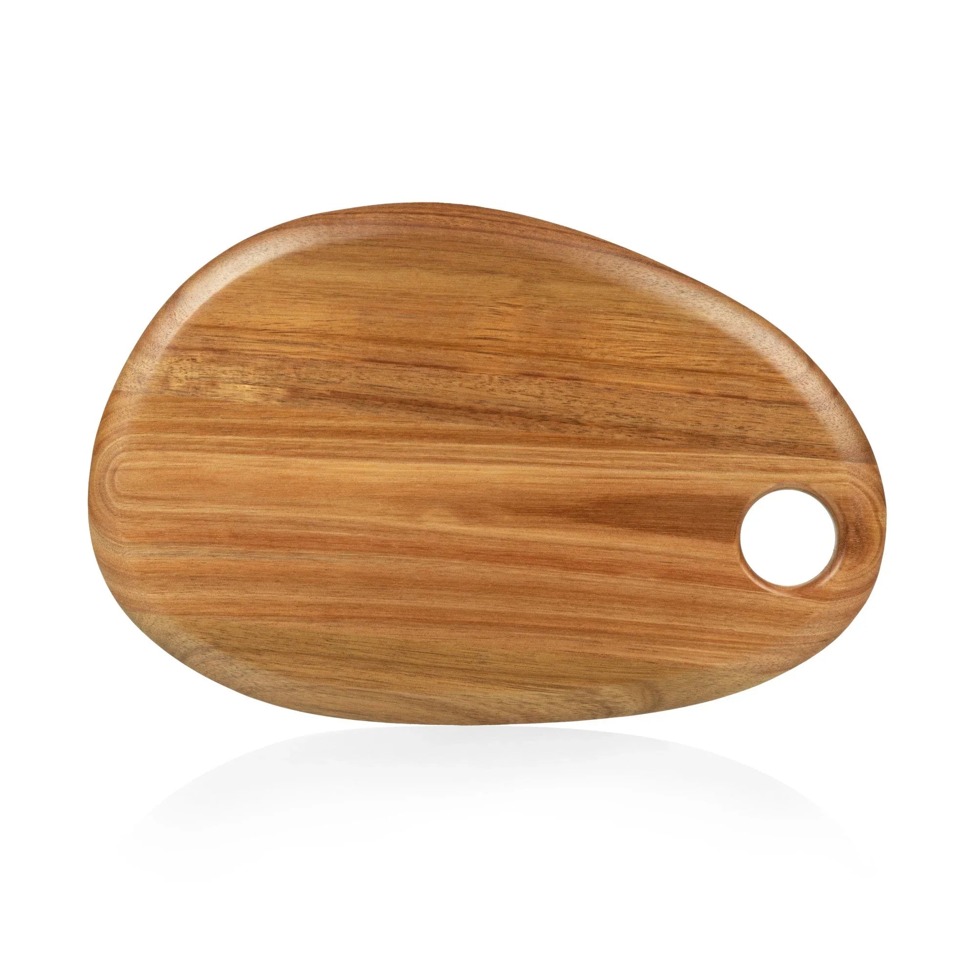 Pebble Shaped Acacia Serving Board 15" x 10" - The Mayfair Hall