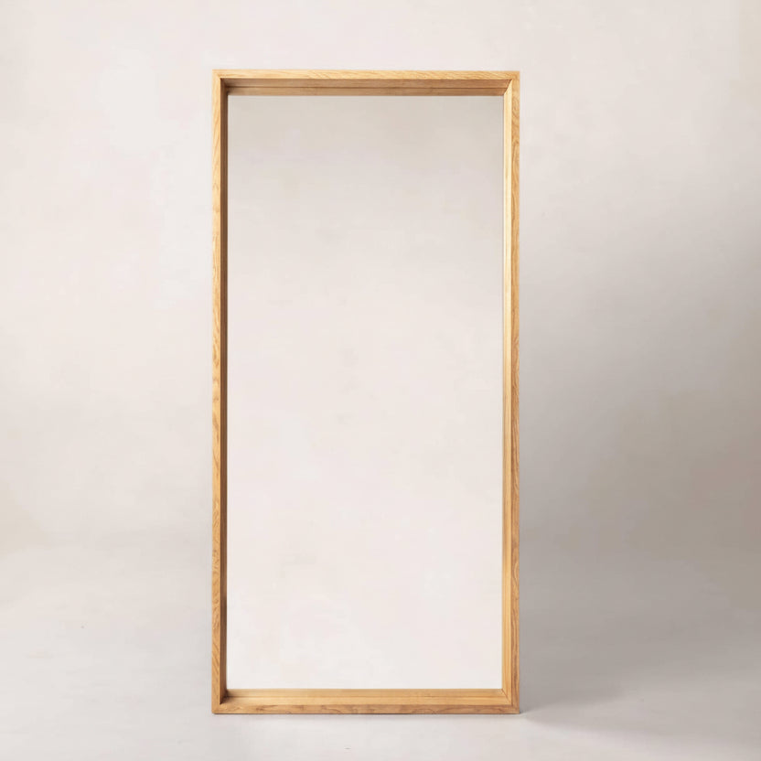 Ojai Floor Mirror - Warm Oak