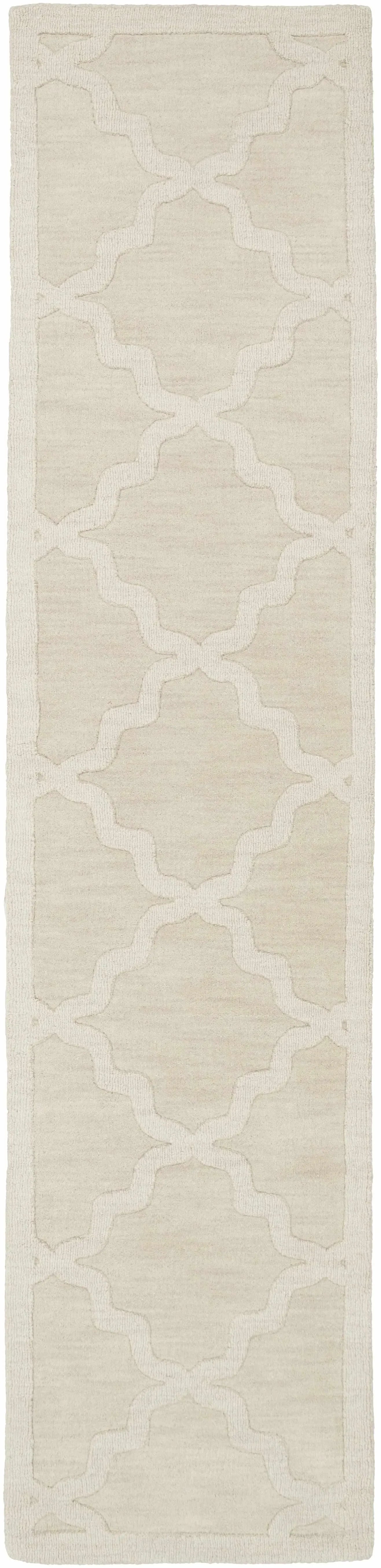 Orick Wool Area Rug in Ivory