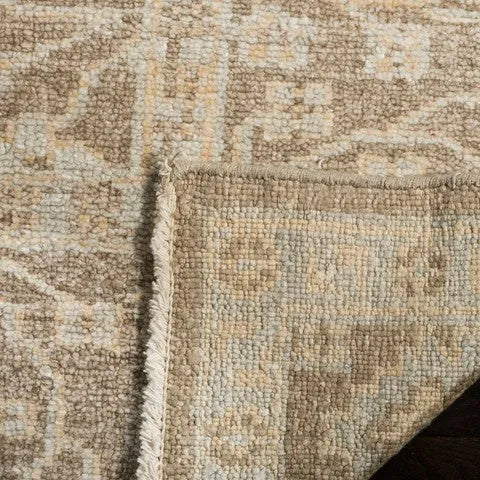 Oushak Viscose Rug in Gray