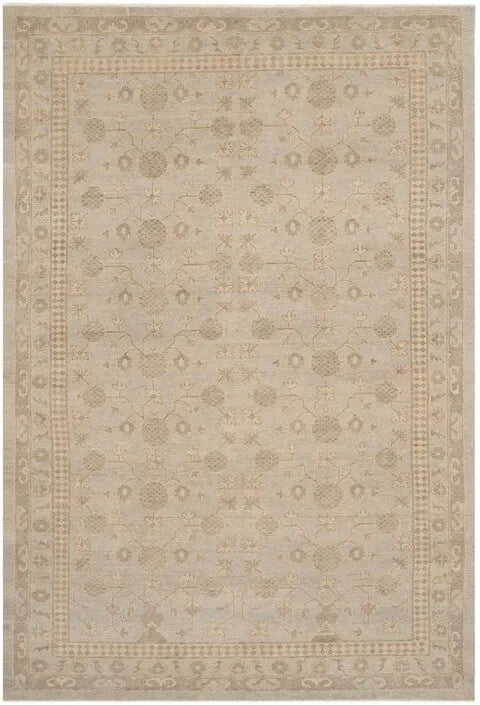 Oushak Wool Rug in Camel